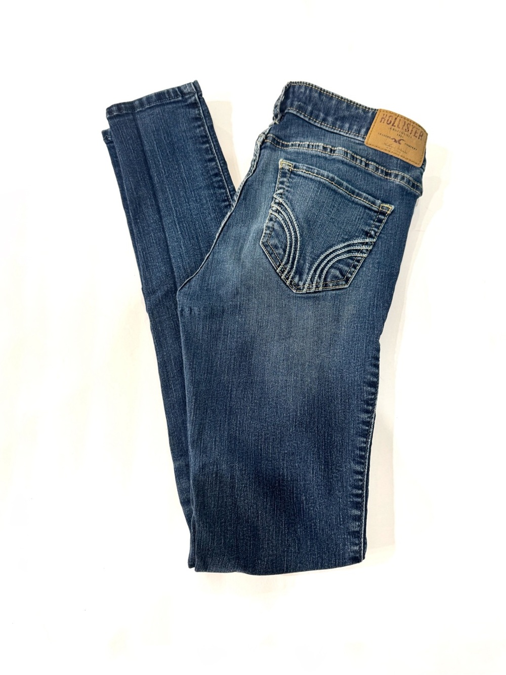Hollister Jeans Junior Womens Size 0 Medium Wash 24x31 Straight Leg